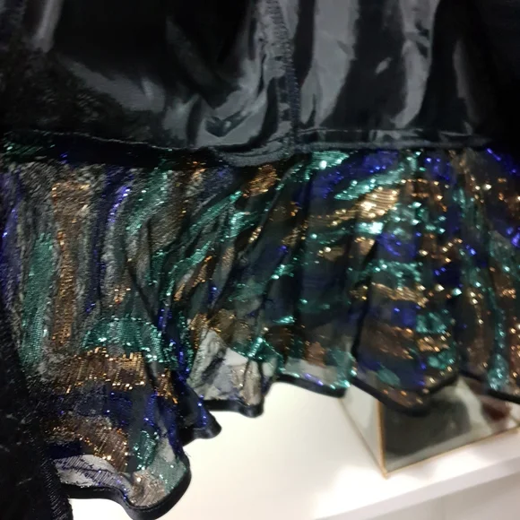 AUS16 Vintage Dolina Exclusive Blazer Metallic. Polyester Lurex. - Picture 6 of 16